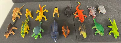 Lot Of 16 Vintage Chinasaurs Open Mouth Screaming Dinosaurs • $16.50