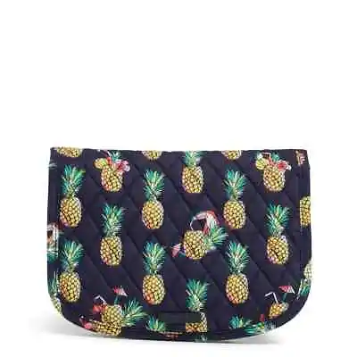 Vera Bradley Medium Travel Organizer Toucan Party Makeup Bag Cosmetic Pineapple • $22.79