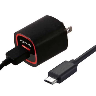 $18.99 • Buy HOME CHARGER FAST 18W 6FT CABLE MICRO USB POWER ADAPTER For PHONES & TABLETS