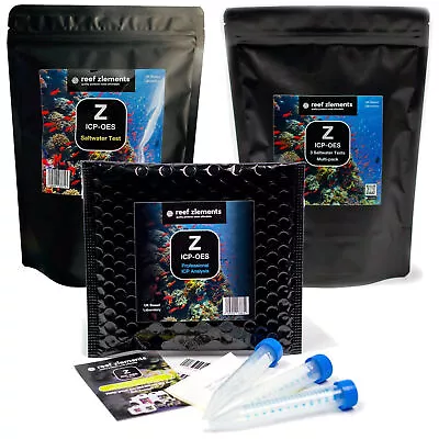 Reef Zlements ICP Saltwater Test Kits Send Off Specialist Testing Aquarium Fish • £39.99