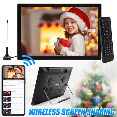 15.4  Portable 1080P HD TV Freeview HDMI Digital Television Player Mobile TV UK • £113.99