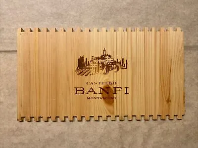 1 Rare Wine Wood Panel Castello Banfi Montalcino Vintage CRATE BOX 12/23 A254 • $8.95