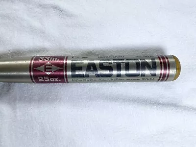 EASTON ULTRA LIGHT SX10  3325 2.25  DIA. SOFTBALL BAT  33 In / 25 Oz USA • $25