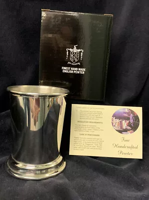 Mint Julep- Hand Made English Pewter/Sheffield Eng. *NEW* Auth. Dealer Inv. • $34.75