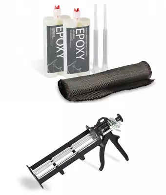 8ft-Rhino Crack Injection Repair Kit W Gun Adhesive Foundation Basement Epoxy • $299.99