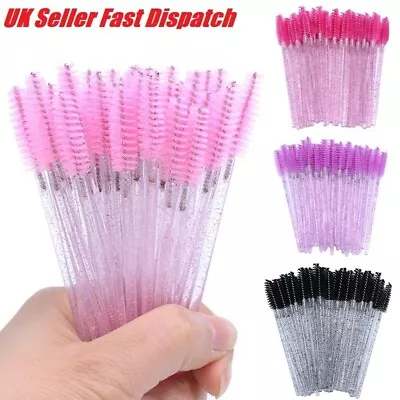 Disposable Mascara Wands Eyelash Brushes Brow Lash Extension Spoolie Applicator • £1.99