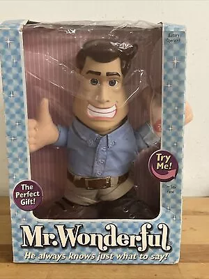 Mr. Wonderful - 12  Talking Doll -Works Great - “always Knows What To Say”- 2003 • $19.99