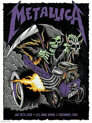 Metallica Concert Poster FREE Shipping USA Only ! • $20