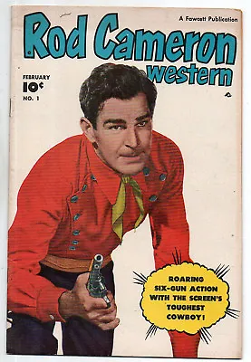 £116.86 • Buy Rod Cameron Western  #1   Great Photo Cover   Fn-vf