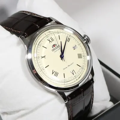 Orient Bambino 2nd Generation Automatic Men's Leather Strap Watch FAC00009N0 • $179.99