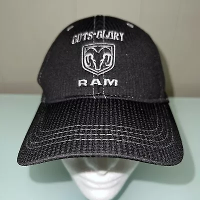 Dodge Trucks Ram Guts Glory Embroidered Logo  Black & Gray Hat Cap Fitted 8” NEW • $19.99