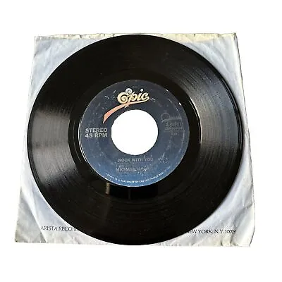 Michael Jackson - Rock With You & Working Day & Night - Epic 45 RPM  1979 • $4.99