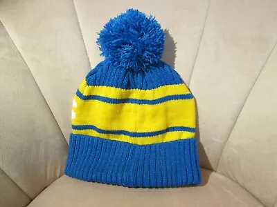 £17 • Buy Greggs Primark Blue Bobble Beanie Hat  Xmas  Present Secret Santa Novelty Gift
