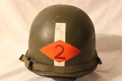 Original WW2 U.S. Army 2nd Ranger Helmet Westinghouse Liner WWII Painted • $4500