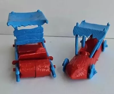 Fred And Barney's Cars For Vintage 1960s Flintstones Marx Playset #4672 • $10