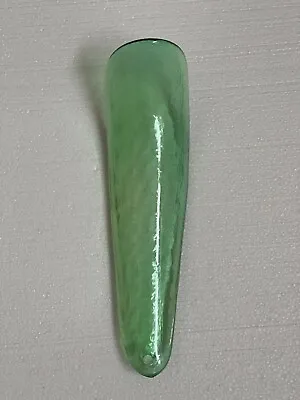 1 MURANO Italian Venetian Art Glass Mazzega Emerald Green Chandelier Part Petal • $160