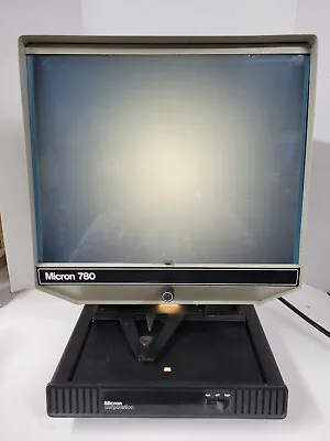 Vintage MICRON 780 Microfiche Reader Tested • $129.89