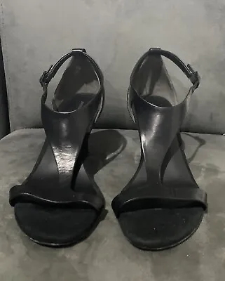 Alexander Wang Black Leather Heels. Size 38. • $20
