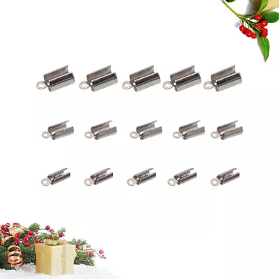 30pcs Jewerly Clasps End Caps Necklace Connection Buckle Rope Bracelet Buckle • £4.99