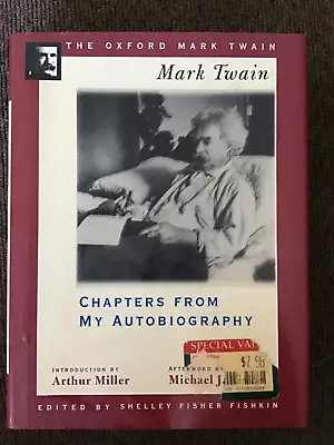 Chapters From My Autobiography (Oxford Mark Twain) By Twain Mark Hardback Book • $29.99