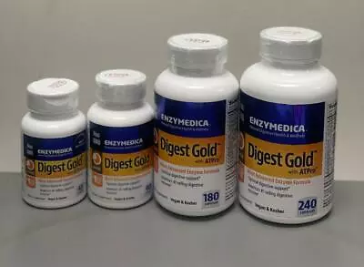 Enzymedica Digest Gold With ATP 45 90 180 OR 240 Capsules You Pick Size • $84.99