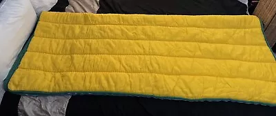 Vintage Yellow And Green Sleeping Bag Very Good Condition 175cm X 140cm • £20