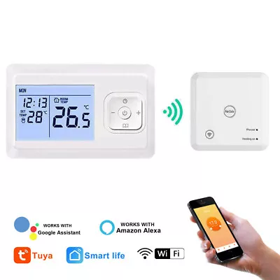 £92.99 • Buy WiFi Smart Thermostat Programmable Temperature Controller For Boiler Heating 3A