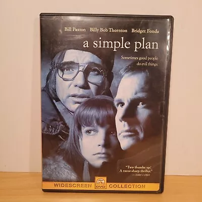 A Simple Plan (DVD 1999) Bill Paxton Billy Bob Thornton Bridget Fonda • $6