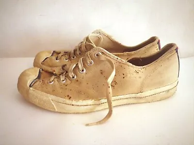 Vintage Pro Keds Court King Canvas Low Top Sneakers Size 9 1950s? Rough • $49.99