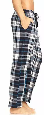 Men’s Microfleece Pajama/Lounge Pants With Adjustable Drawstring 2 Side Pockets • $17.98