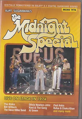 The Midnight Special DVD More 1974 The Kinks Al Green Rufus Steve Miller Band • $9.99