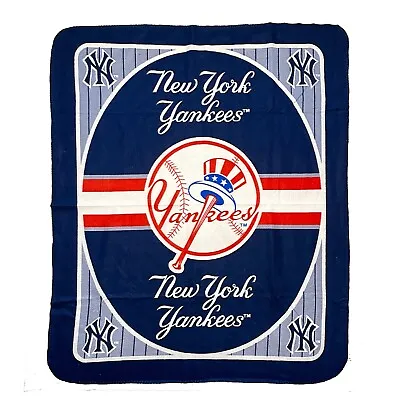 New York Yankees Fleece Blanket 50 In X 47 In From Yankees Stadium • $18.95