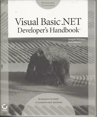 Visual Basic . NET Developer's Handbook By Kevin Hough Evangelos Petroutsos • $9