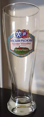 Rare Hacker Pschorr Kloster Weissbier 05l Pilsner Beer Glass • $14.99