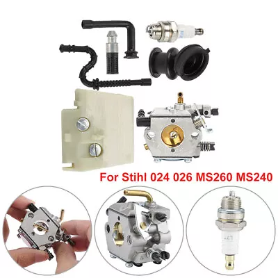 £13.93 • Buy Carburetor Carb Tune Up Service Kit For STIHL 024 026 MS240 MS260 Walbro WT 194
