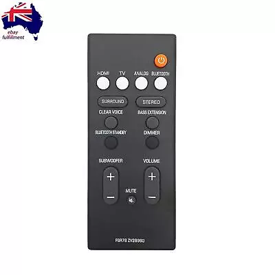 Audio Speaker Soundbar Remote Control For YAMAHA YAS-106 ATS-1070 FSR78 ZV28960 • $11.95