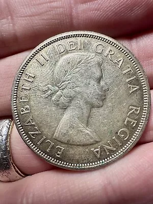 Canada 1956 Dollar Silver Coin • $22