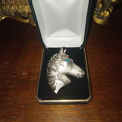 Crown Trifari Vintage Horse Brooch Pin • $99.99