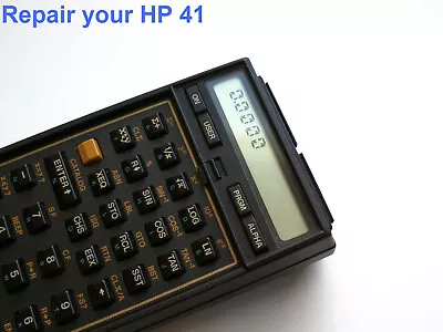 $10 • Buy Hewlett Packard HP 41C CV CX Calculator Repair Service
