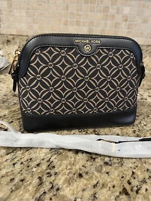 Michael Kors Jet Set LG Dome Crossbody Bag Husk Multi $198( Replacement Strap) • $90