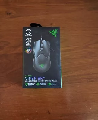 $1.25 • Buy Razer Viper 8K Gaming Mouse Black NEW