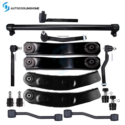 Front Upper Lower Control Arms Tie Rods Kit For 1999-2004 Jeep Grand Cherokee • $142.49