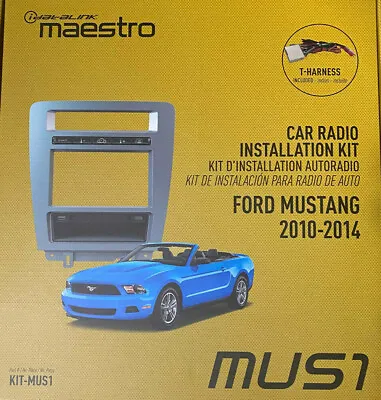 IDatalink Maestro Dash KIT-MUS1 For Ford Mustang Radio Install 2010 To 2014 NEW • $203.99