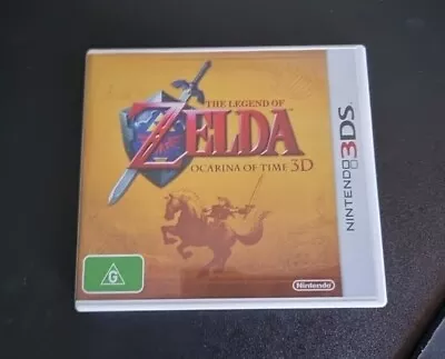The Legend Of Zelda Ocarina Of Time 3D Nintendo 3DS AUS PAL Complete Manual  • $31.99