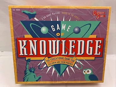 Game Of Knowledge; The Educational Game (University Games; 1995) - VG+ • £11.53