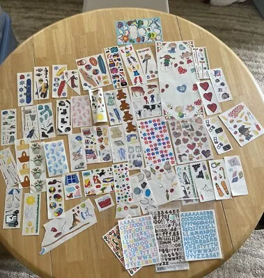 Vintage Super Huge 90s Y2K Stickopotamus Mrs Grossman Scrapbooking Sticker Lot • $32.99