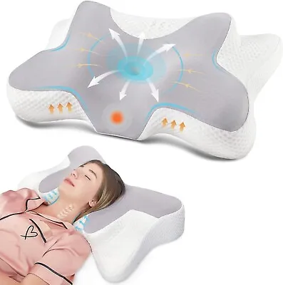 DONAMA Cervical Pillow For Bed Sleeping Memory Foam Contour Neck Pillows • $106.60
