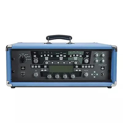 Sound Town Vintage 3U Amp Rack Case 12.5  Depth Beau Blue (STVRC-3BL) • $166.59