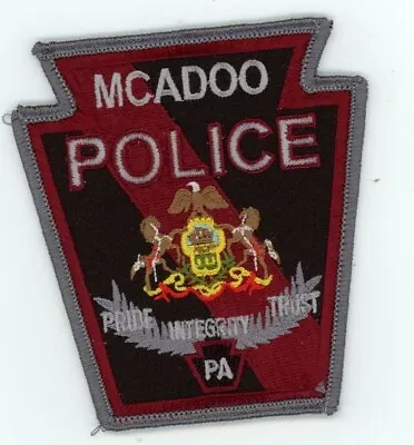 Pennsylvania Pa Mcadoo Police Nice Shoulder Patch Sheriff • $7.99