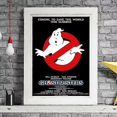 GHOSTBUSTERS - Cult Movie Poster Picture Print Sizes A5 To A0 **FREE DELIVERY** • $21.95